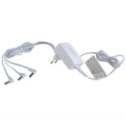 Adaptateur Courant Blanc 3...