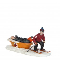 Scène sauvetage ski...