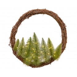 Couronne Forêt Led/Pile...