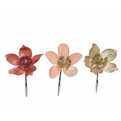 Fleur Tissu Clip Polyester...