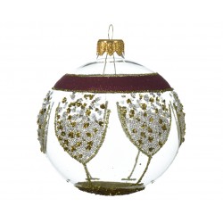 Boule Fond Pailleté Verre...