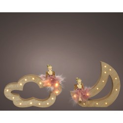 Nuage/Lune Led Mdf Fixe-Int...