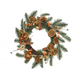 Couronne Sapin/Orange...