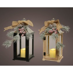 Lanterne Led Sapin Fixe-Int...