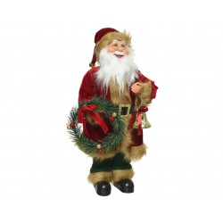 Pere Noël Tissu Couronne...