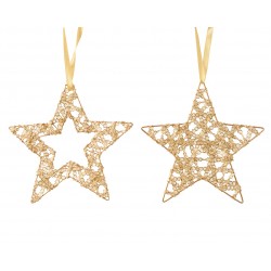 Étoile À Suspendre Nylon Or...