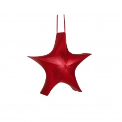 étoile debout h65 rouge