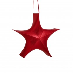 étoile debout h75 rouge