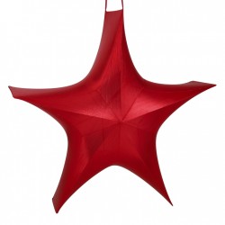 étoile debout h120 rouge