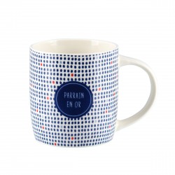 Mug Parrain En Or Graphique...