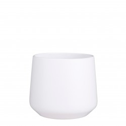Cache-Pot Amber Rond Blanc...