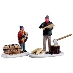 Préparation Du Feu De Bois...