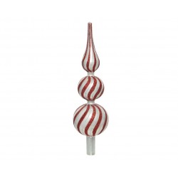 Cimier Volutes Rouge/Argent...
