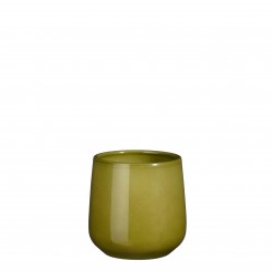 Cache-Pot Amber Rond Vert...
