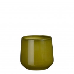 Cache-Pot Amber Rond Vert...
