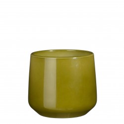 Cache-Pot Amber Rond Vert...