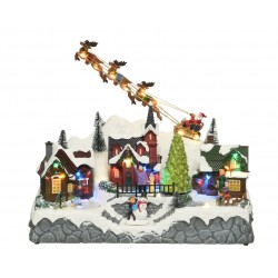 Village Traineau Volant Led...