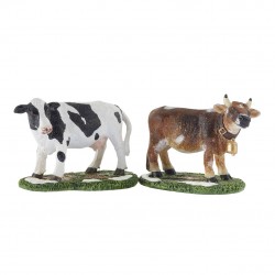 Vache et taureau 2 pièces...