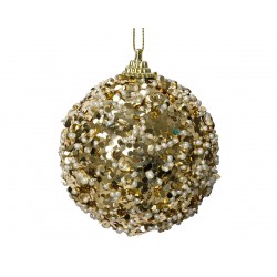 Boule Perle/Sequin Or En...