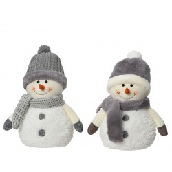 Bonhomme Neige Gris/Blanc...