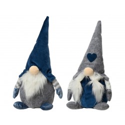 Gnome Bleu En Polyester H30...
