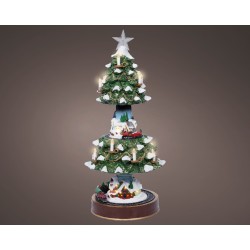 Sapin Étagé Led Blanc Chaud...