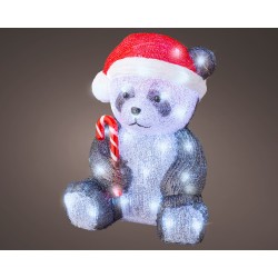 Panda Bonnet Gris Led En...