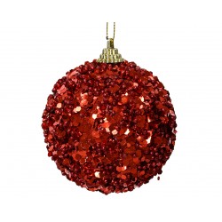 Boule Sequins Rouge En...