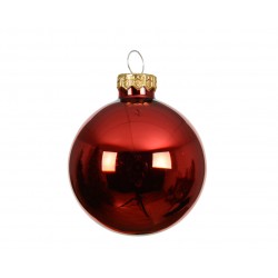 Boule Rouge En Verre Ø8 -...
