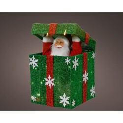 Père Noël Dans Cadeau Led...