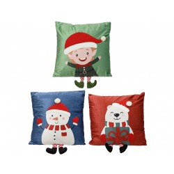 Coussin Personnage Noel En...
