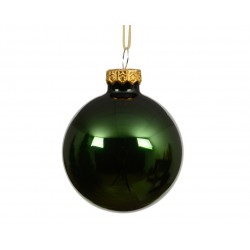 Boule Vert Pin En Verre Ø10...