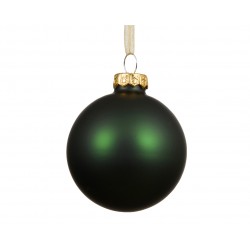 Boule Vert Pin En Verre Ø8...