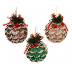 Pomme De Pin Givrée À...