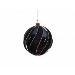 Boule Spirale Bleu Nuit En...