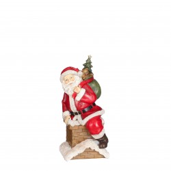 Père Noël + Cheminée Rouge...