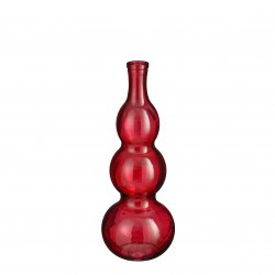 Vase Benito Rouge En Verre...