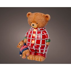 Ours En Pyjama Led Blanc...