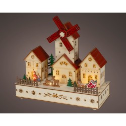 Village moulin 8LED/PILE...