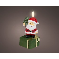 Bougie père noël 1LED/PILE...