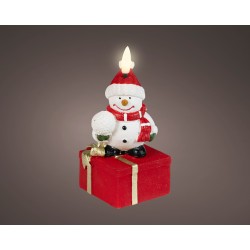 Bougie bonhomme de neige...