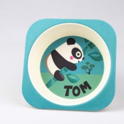 Assiette Tom -Panda Team 2